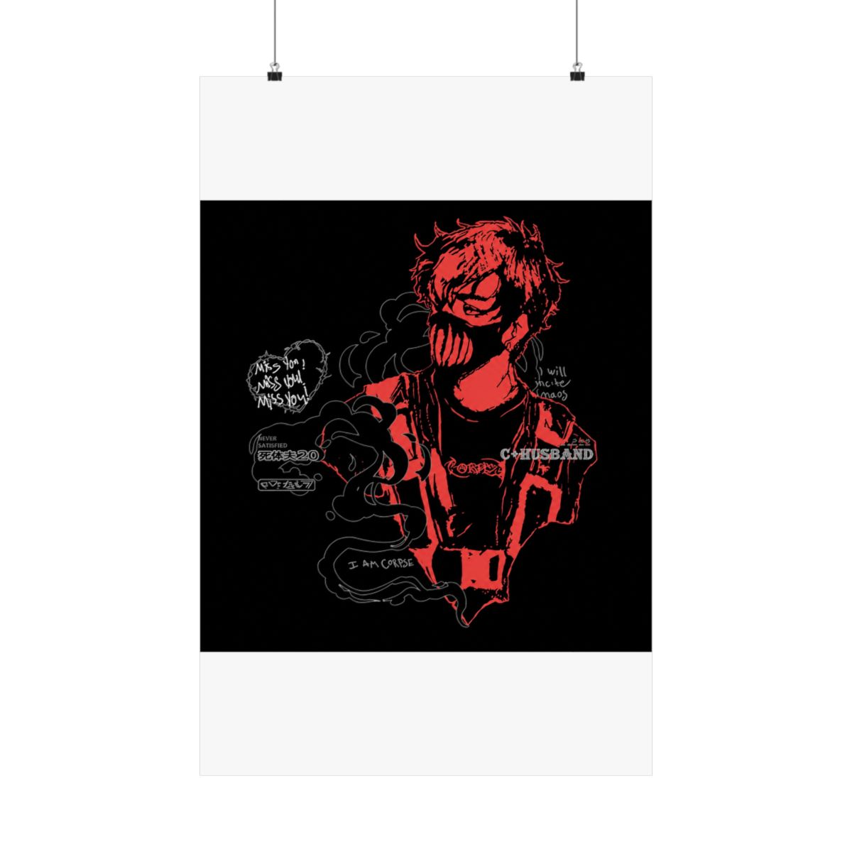 Corpse Husband Design | I will incite chaos - alternate angle 2, merchandise