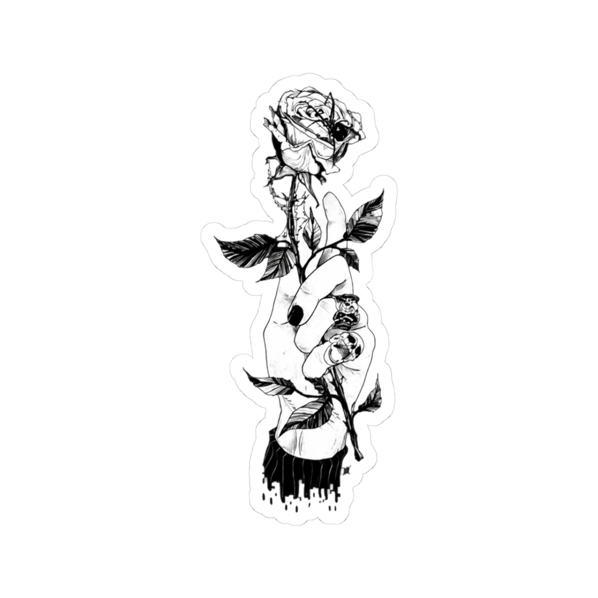 Rose for Corpse Sticker | Corpse Husband