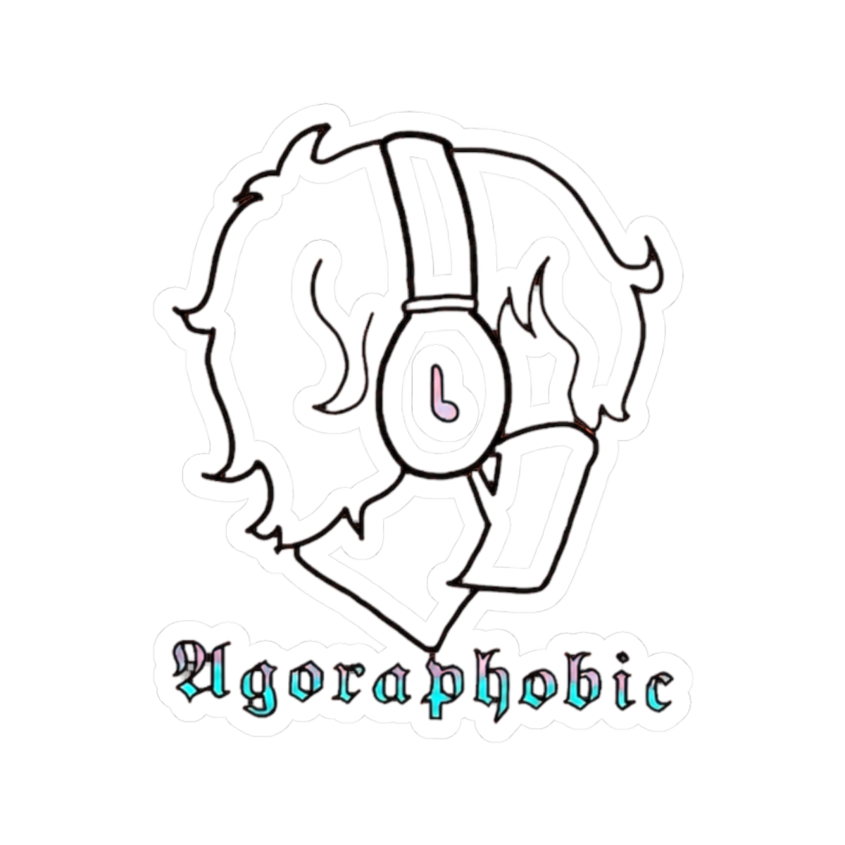 Agoraphobic Corpse Outline | Corpse Husband - alternate angle 3, merchandise