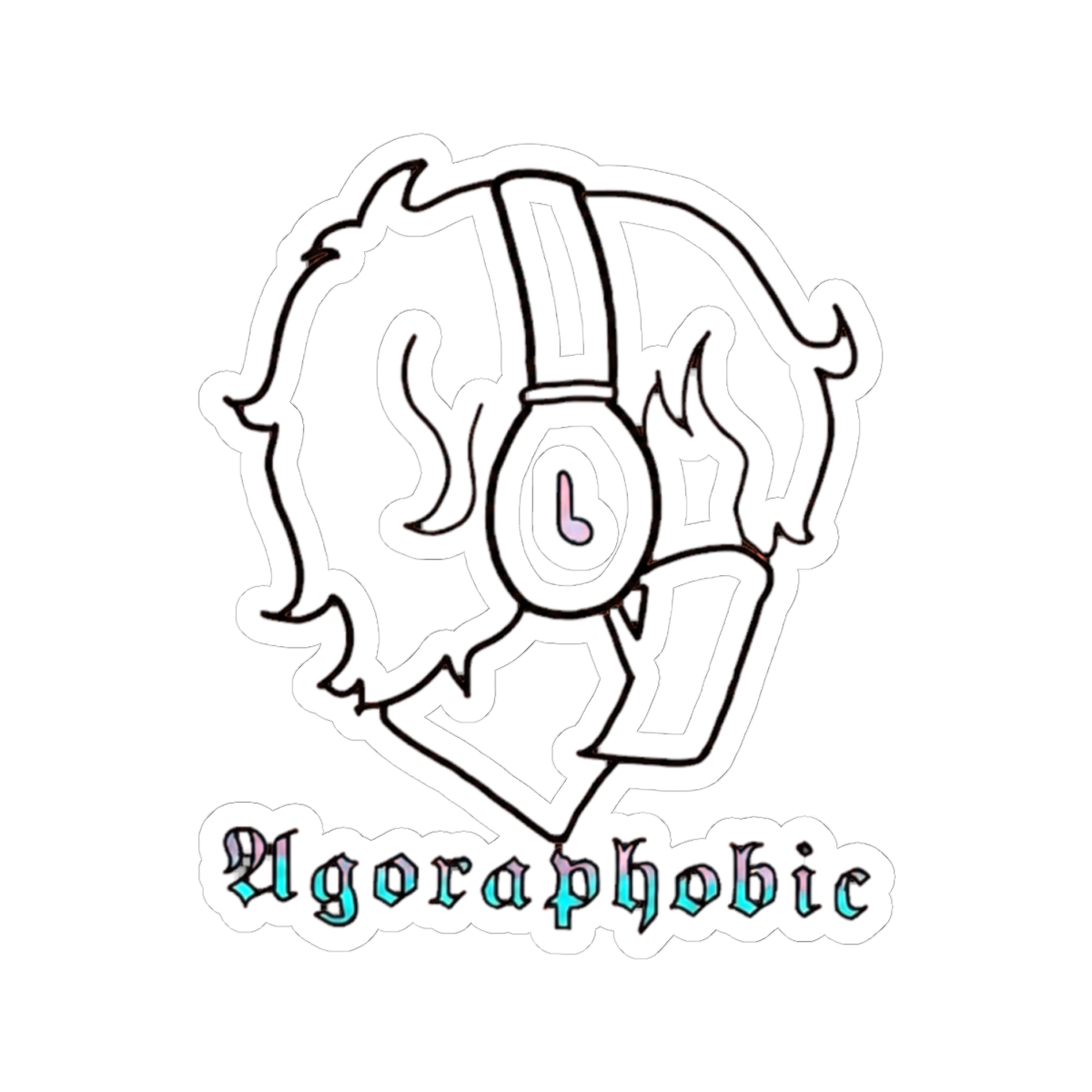 Agoraphobic Corpse Outline | Corpse Husband - alternate angle 1, merchandise