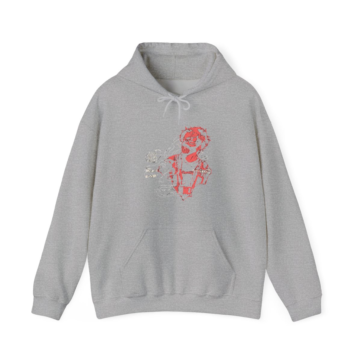 Corpse Husband Miss You Anime Hoodie Medium Black Acid Wash Pullover I Am Corpse - Official Hoodies merchandise