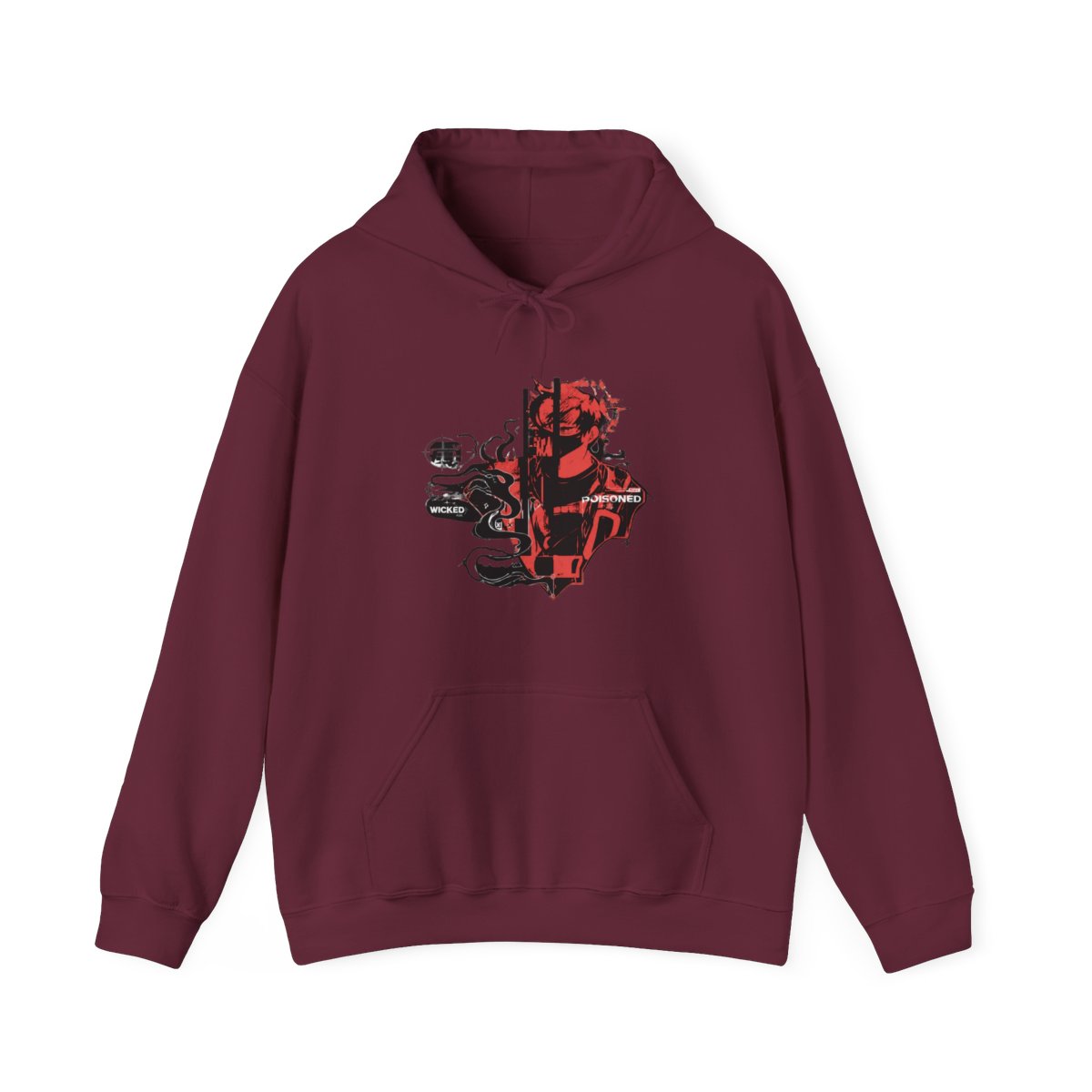 Corpse Husband Hoodies - Miss You Hoodie Pullover Hoodie RB2605 | Corpse Husband Store - Official Corpse Husband Merchandise Shop - alternate angle 3, merchandise