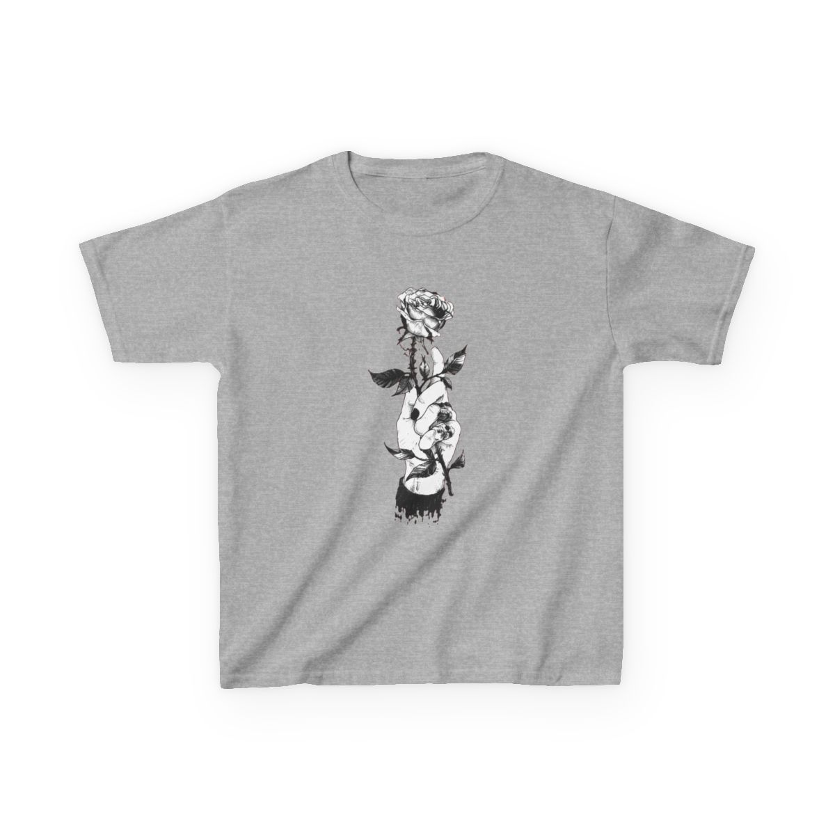 Rose for Corpse Kids T-Shirt | Corpse Husband - alternate angle 3, merchandise