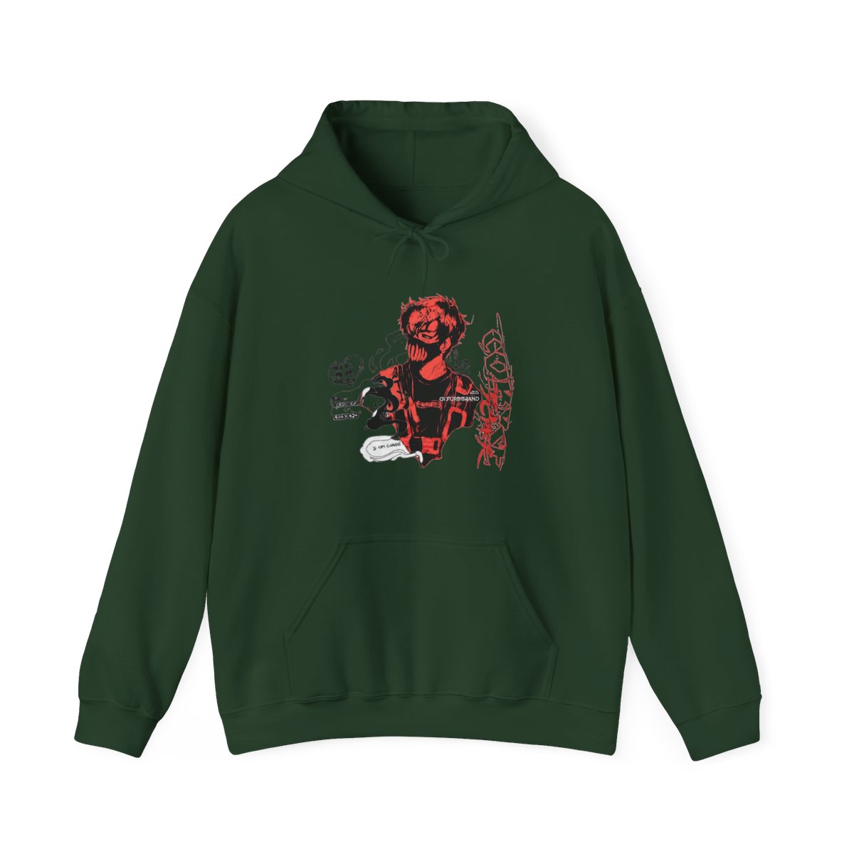 Vintage VINTAGE Corpse Husband Hoodie Anime Acid Graphic Print