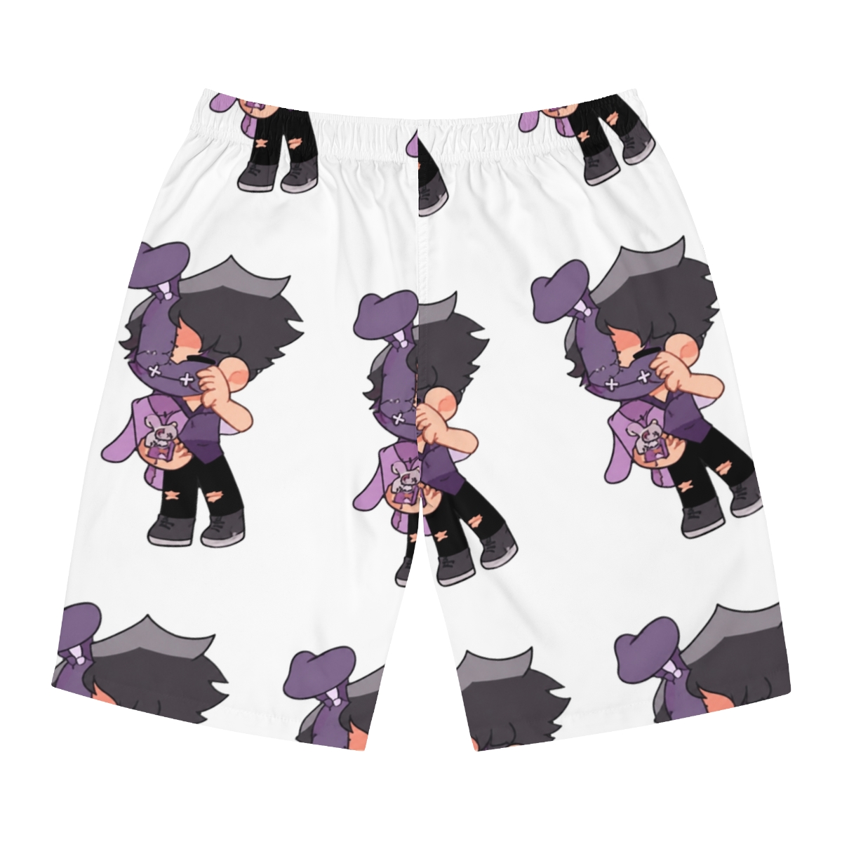 corpse husband face Shorts - alternate angle 1, merchandise